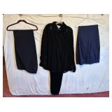 MAGGIE SWEET LARGE PANS, TRACY M 2 PIECE BLACK