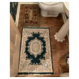 BATHROOM HAND TOWELS AND SOAP DISH