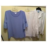 THREE BLOUSES SZ. L