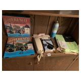 LIVING FRENCH LEARN THE LANGUAGE RECORDS, PLASTIC