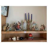 AVON NATIVITY PIECES, ONE NEEDS HEAD REATTACHED,