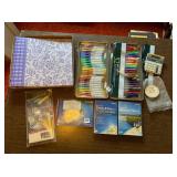 GEL PENS, A LOT SEEM EMPTY OR CLOSE TO, SCRAP