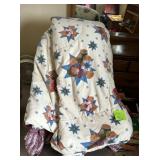 KING SIZE FLANNEL TEDDY BEAR COMFORTER