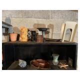 WOOD DISHES, PLATED DISH, ETC.