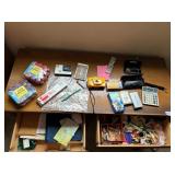 ALL CONTENTS OF DESK INCLUDING KODAK DISC 4000,