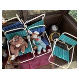 CHILD CHAIRS LABELS, STAMPER, RULERS, ETC.