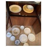 ASSORTED DISHWARE INCLUDING SYRACUSE, NORITAKE,