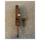 PRIMITIVE WOOD WHISTLE/INSTRUMENT
