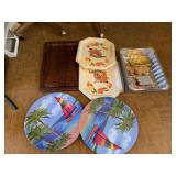 THANKSGIVING TRAYS, SUMMER TRAYS, WOOD TRAY WITH