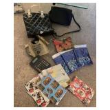PURSE, TOTE, WRAPPING PAPER, 3 CELLO WRAP AND