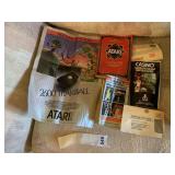 ATARI INSTRUCTIONS, TRAK BALL MINI POSTER, ETC.