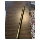 SMALL SWUNG GREEN GLASS BUD VASE, PRECIOUS