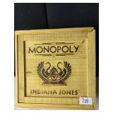 MONOPOLY INDIANA JONES IN WOOD BOX