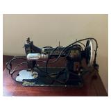 SEWING MACHINE CABINET WITH FRANKLINS ROTARY