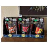 3 NASCAR FROSTY MUGS