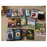 VHS TAPES, SCI FI BOOKS, FOLLOWING VHS ARE SEALED