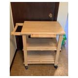 ROLLING KITCHEN WORKSTATION, EXCELLENT CONDITION