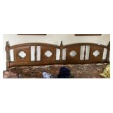 KING SIZE HEADBOARD AND HOLLYWOOD FRAME