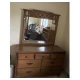 SUMTER CABINET CO 7 DRAWER DRESSER WITH MIRROR
