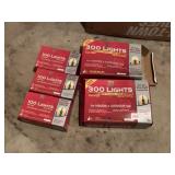 3 SETS OF 100 LIGHT STRANDS AND 4 SETS OF 150