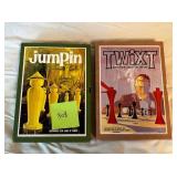 VINTAGE BOOKSHELF GAMES, JUMPIN, 1962 & TWIXT,