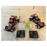 2 TYCO RC TURBO HOPPER RC VEHICLES WITH