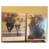 16X20 NEW NEW NORMAN ROCKWELL PRINTS ON BOARD