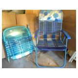 TWO LAWN CHAIRS LOOK NEW