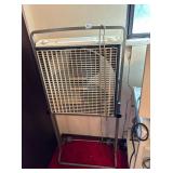 BOX FAN IN ELEVATED FRAME