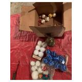 CHRISTMAS SATIN ORNAMENTS