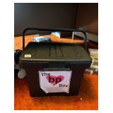 PLASTIC FILE BOX TOTE