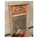 WASH BOARD, LAYOUT, GRASS BAG