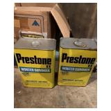 2 UNOPENED PRESTON ANTIFREEZE ANTI BOIL IN METAL
