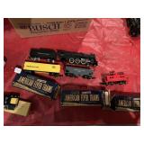 AMERICAN FLYER 290 ENGINE TENDER AND CARS SOME