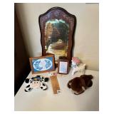 TEN COMMANDMENTS WALL PLAQUE, BOOKMARK, CERAMIC