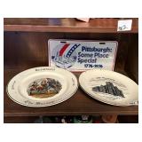 PITTSBURGH VANITY PLATE, BICENTENNIAL PLATE,