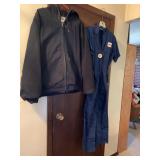 BLACK CARHART ZIP UP SZ XL COAT AND RED CROSS NEW