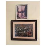 FRAMED ARIAL PHOTOGRAPH OF COLUMBUS OH, OTHER