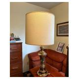 TALL BRASS BASED LAMP