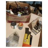 PROPANE TORCH FULL, SAW BLADES, ETC.