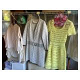 VINTAGE DRESS, KNITTED DRESS, BLOUSES