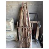 WOOD VINTAGE IRONING BOARD