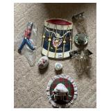 HOLLY DEMI TASSE, NEW GOLD LANTERN DECORATIONS,