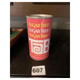 UNOPENED BUT EMPTY SUGAR FREE TAB CAN