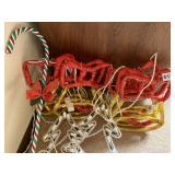 LIGHTED BELLS AND CHRISTMAS TREES