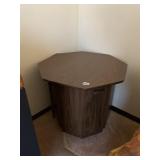 OCTAGONAL STORAGE SIDE TABLE