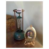 BATTERY OP WINDCHIMES AND HOLY FAMILY MUSICAL EGG