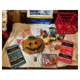 LIGHTED JACK O LANTERN DECORATION, PLASTIC TABLE