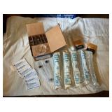 SCIENTIFIC SUPPLIES, GLASS PYREX 4 QUADRANT