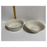 LENOX SPECIAL SERVING BOWLS, ONE WITH WHITE